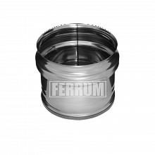 Заглушка внешняя д/трубы (430/0,5 мм) Ф110 (Феррум)