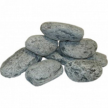 Камень для бани «Талькохлорит» (Обвалованный, Коробка, 20 кг) (Онежская каменка)