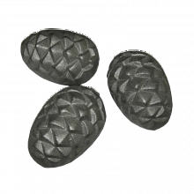 Камень чугунный для бани Рубцовск КЧО-1 «Кедровая шишка» (Ø68х98 мм, 1,44 кг)