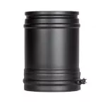 Элемент трубы - PM25 (Ø130x180 мм, 250 мм, Черный, RAL 9005, 112590) (Schiedel)